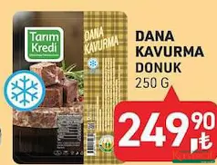 TARIM KREDİ DANA KAVURMA DONUK 250 G TARIM KREDİ DANA KAVURMA DONUK 250 G